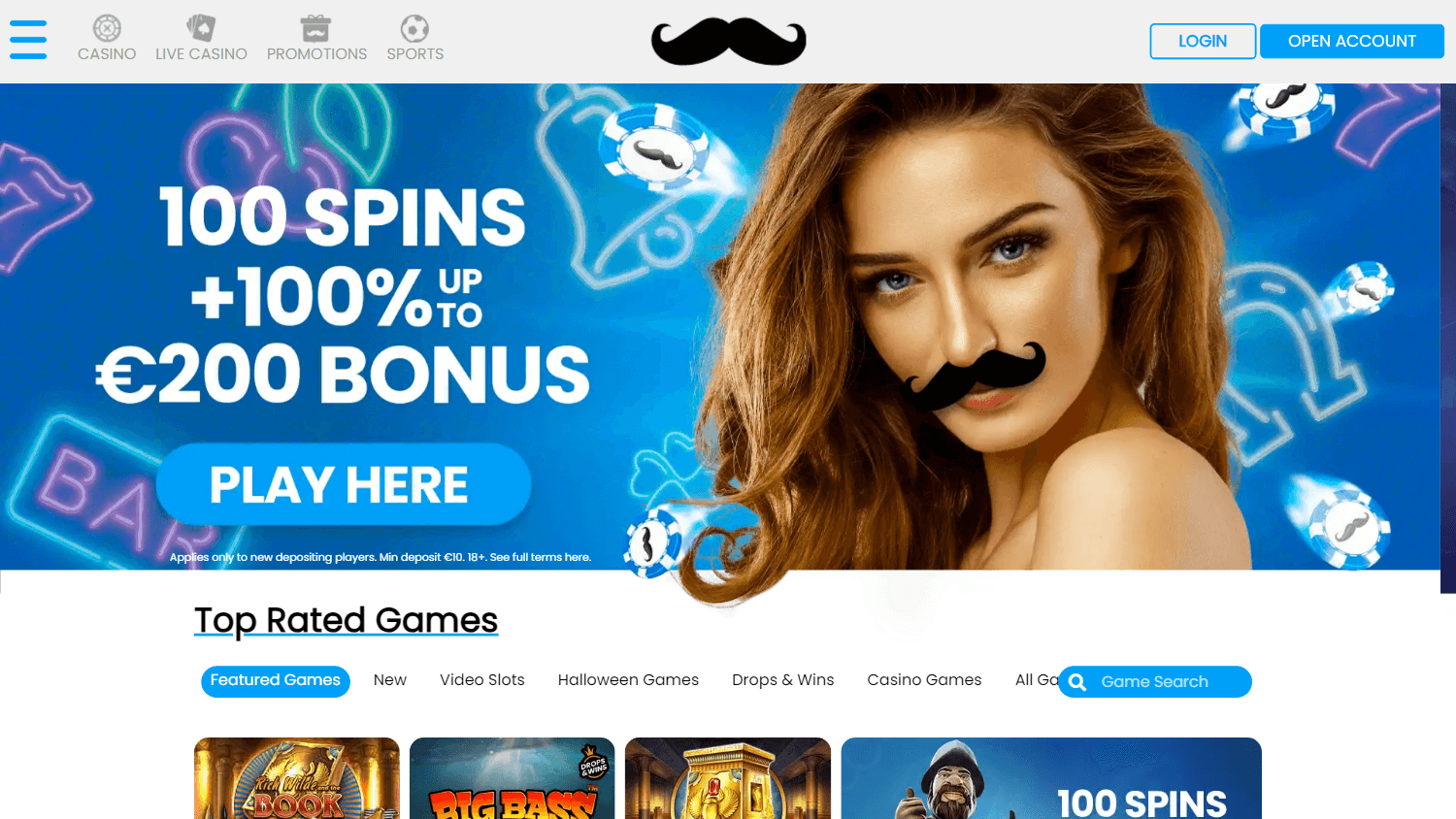 mr.play Casino Desktop screenshot